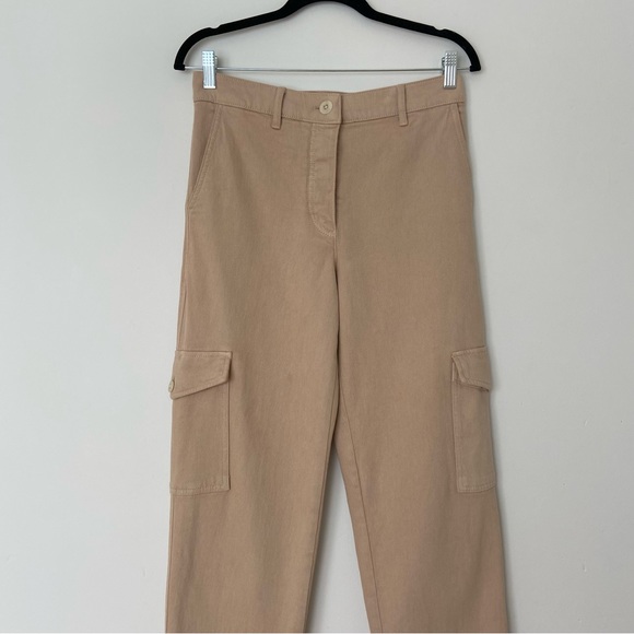 Aritzia Wilfred Free Modern Cargo Pant in Tan size 4 High Waisted Utility - Picture 7 of 9
